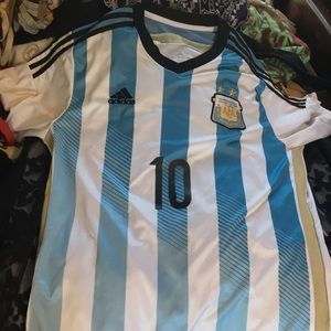 Messi adizero adidas Argentina jersey